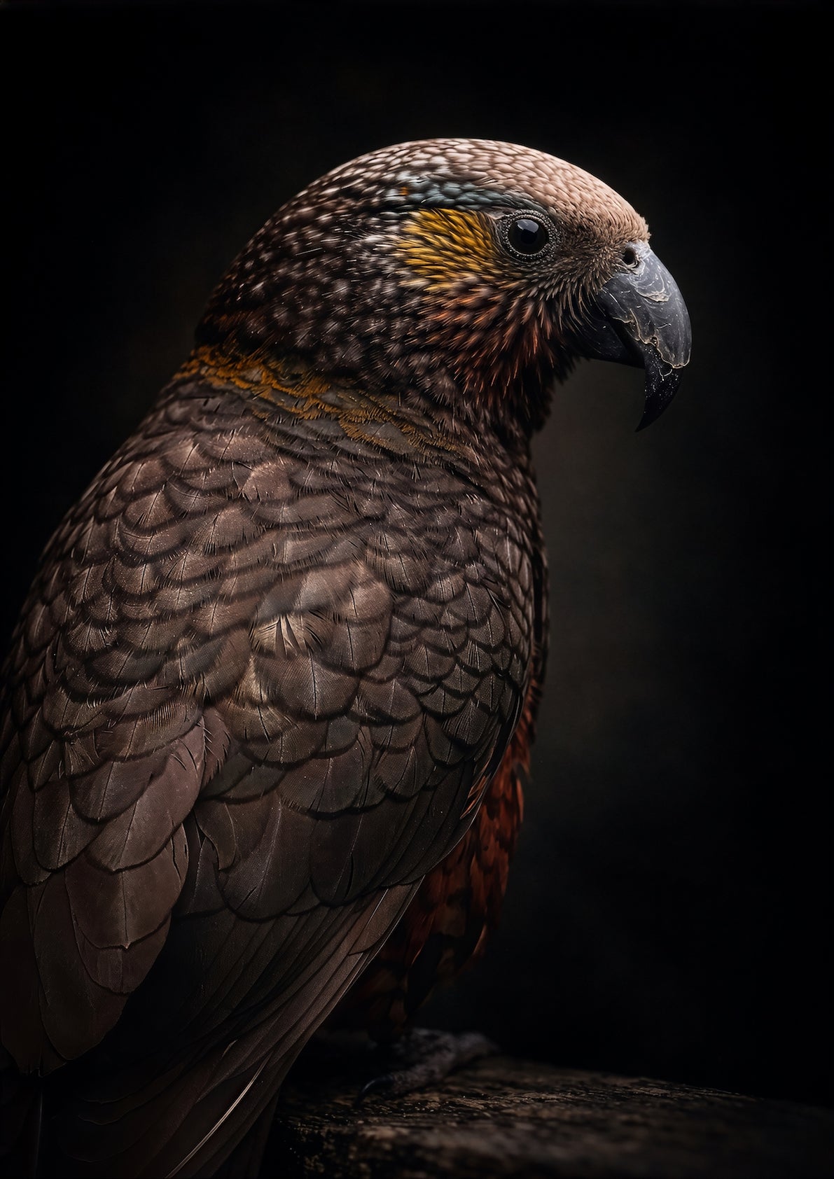 Kākā gaze